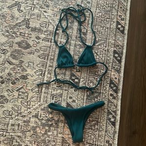 Kulani kini green/blue bikini